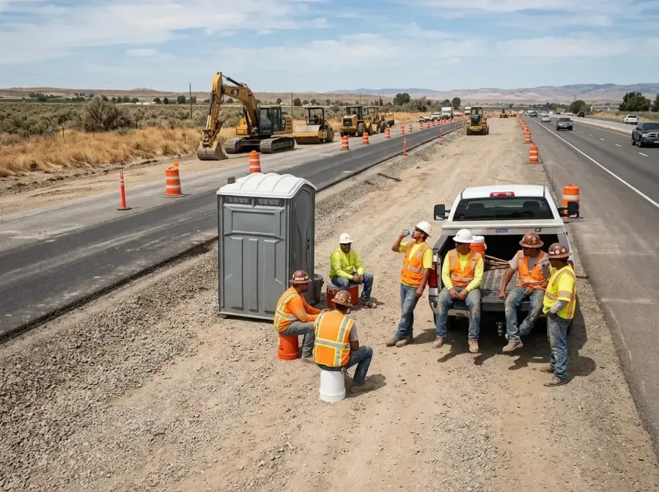 highway-road-construction-crew-007 — frequently asked questions, Porta Potty and Restroom Rentals in Buena Park, CA